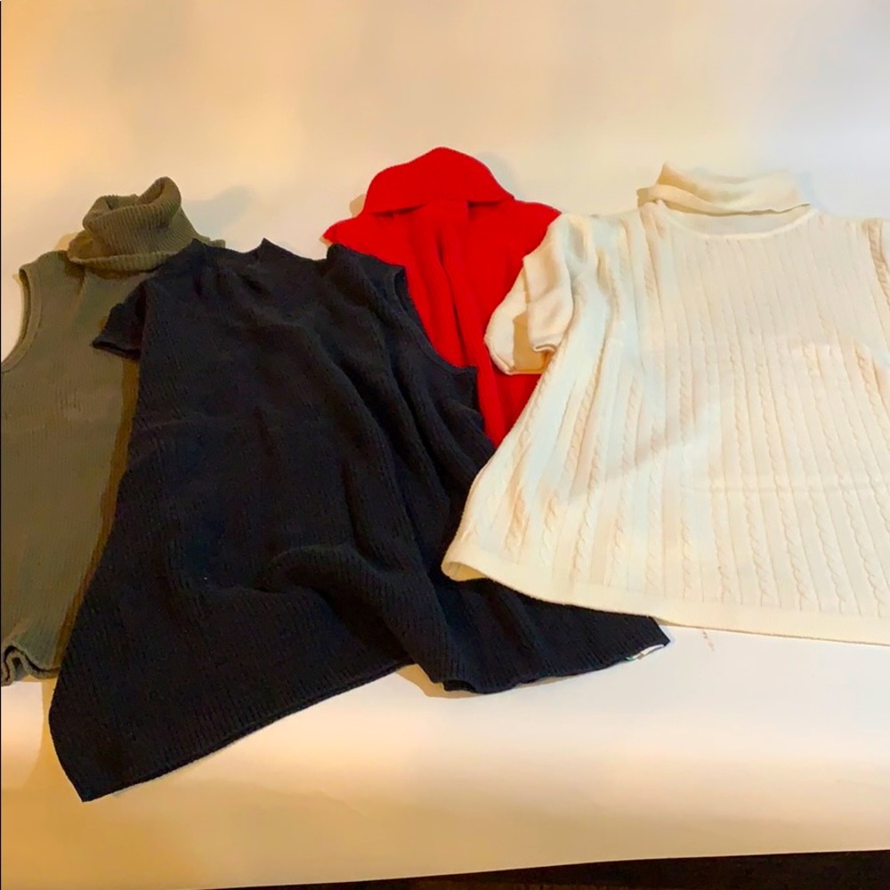 lot of four pretty turtle necks